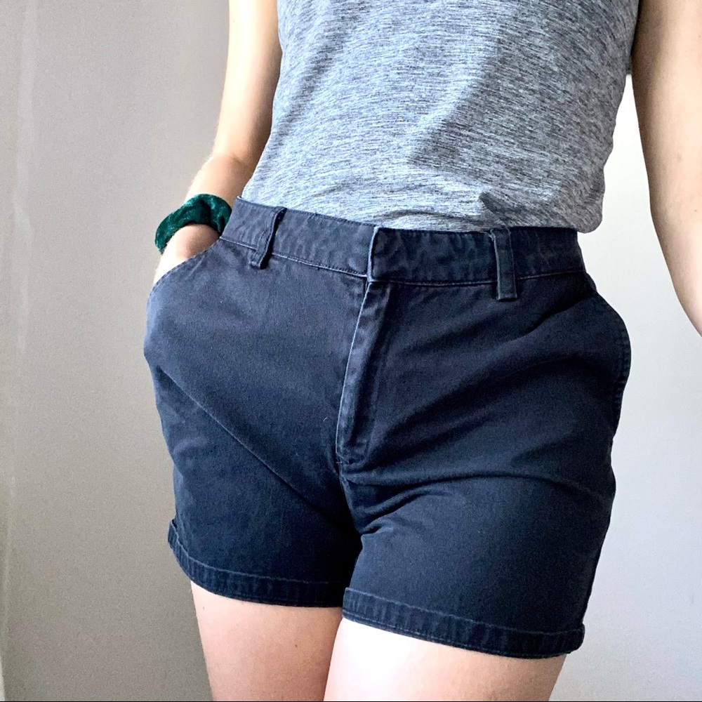 Tommy Hilfiger high waisted black shorts size 4